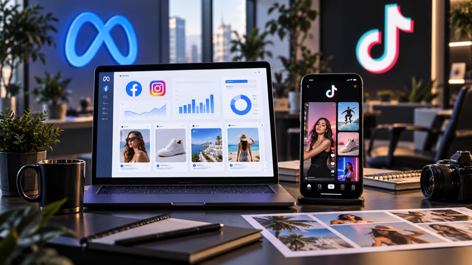 Facebook + TikTok Ads