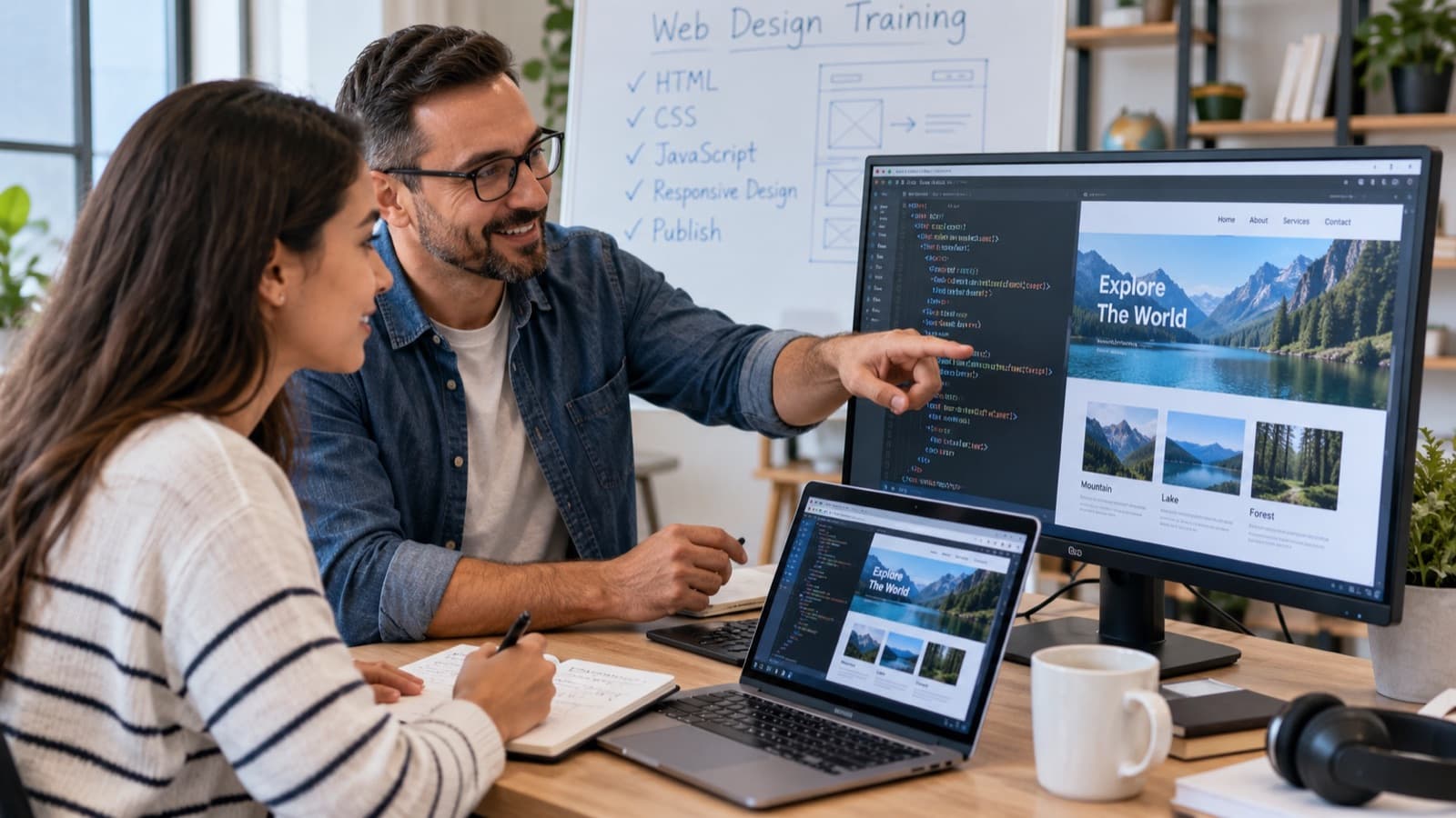 Website creation training