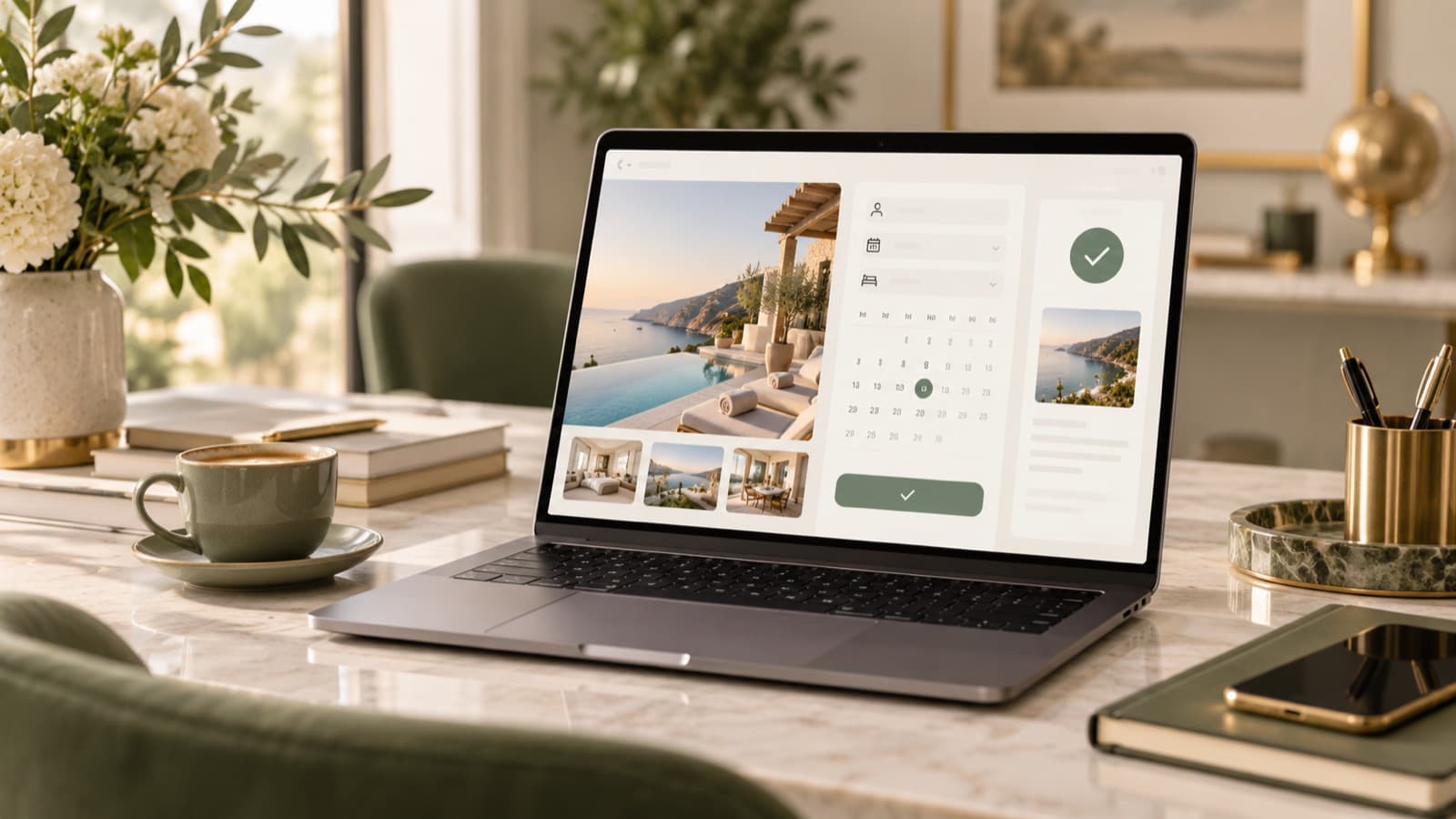 Registration / booking page